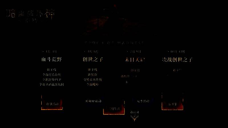 《七日世界》游戏画面展示畸变生物与废土城市融合的诡异场景，玩家在废墟中探索求生