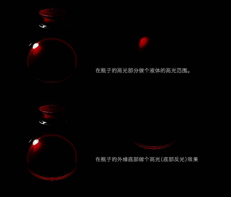 气泡与液体流动感细节放大图