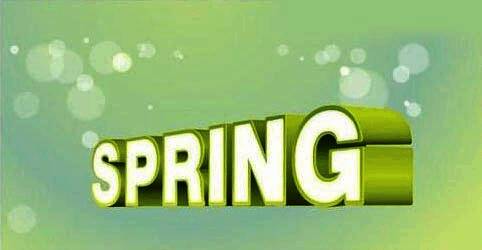 SPRING字母被逐一拉出立体效果，展示不同角度下的光影变化