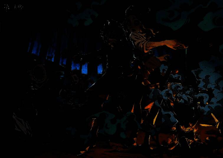 林中童话模式概念图，森林小屋、蘑菇灯与童话书散落地面，氛围神秘又梦幻