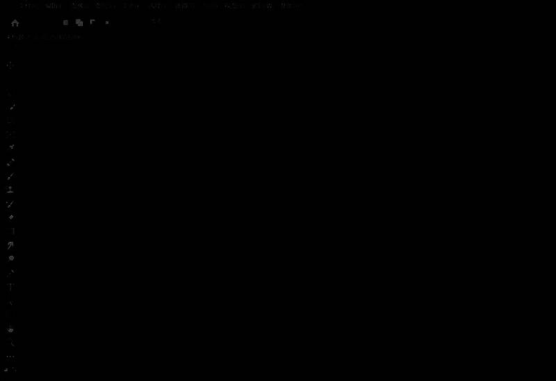 画布上排列着八个大小相近的圆形轮廓，呈环状分布