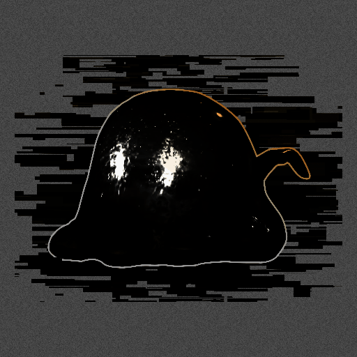 玩家角色手持血手雷投掷瞬间，金色史莱姆正试图逃离，背景为动物收容所后方的废弃设施区域