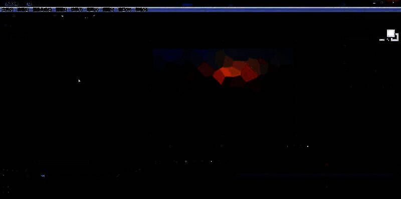 调整蜂巢图案的大小与分散参数，画面呈现不同密度的六边形结构
