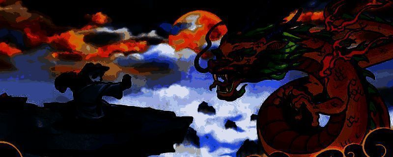 《生肖山》游戏界面展示，画面中呈现水墨风格的生肖角色与卡牌战斗场景，背景融合山川与星象元素