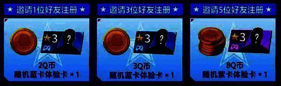 邀请好友活动页面，显示邀请进度与可领取奖励，强调‘Q币限量发放’