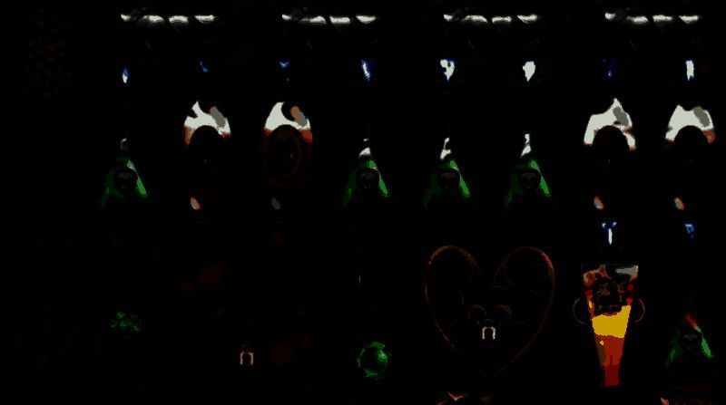 幸运草流装备合成路径图，清晰标注钢之黏黏、磨刀石与短弓的搭配顺序