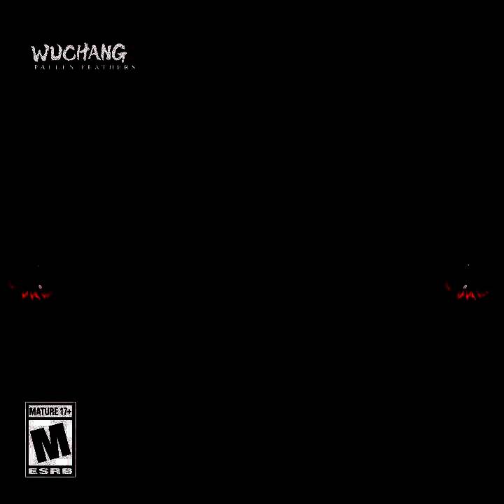 女主角无常手持双刃跃入战场，身后火焰翻腾，气氛紧张