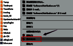 SoftwareDistribution文件夹被重命名为SDold的过程截图
