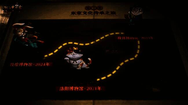 周年庆活动主界面，满屏礼花绽放，NPC手持绸伞发放奖励