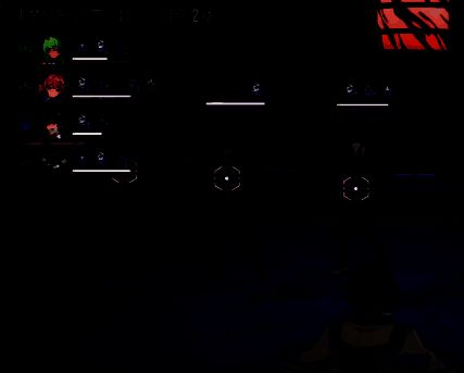 战场中央瑞尔释放技能，四周小怪发射远程弹道攻击玩家角色