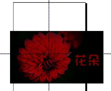 CorelDraw X4界面中已导入图片并输入文字，光标停留在文本位置