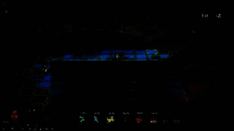 战斗胜利后角色站立于林间空地，获得战利品提示弹出