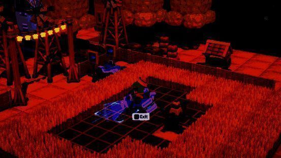 玩家星球建设画面，展示农田、鱼塘、矿场与游乐设施，居民在其中活动，整体画面生机勃勃