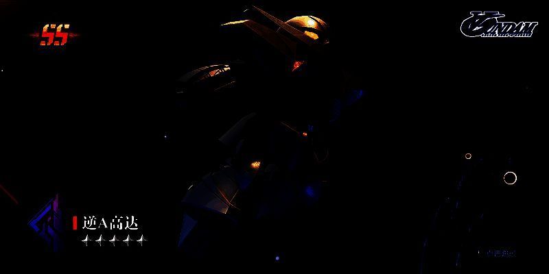 逆A高达在战场上释放必杀技的瞬间，蝶形纳米群如光雨般扩散，覆盖整个敌方阵列