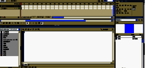 选中按钮后按F9打开动作脚本编辑面板