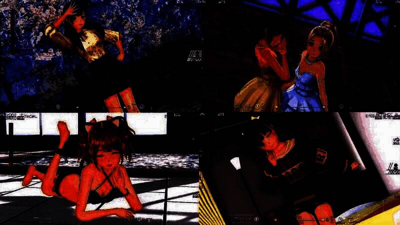 游戏内摄影模式界面展示图，玩家可自由调整镜头角度、滤镜效果及人物姿势，操作界面清晰专业