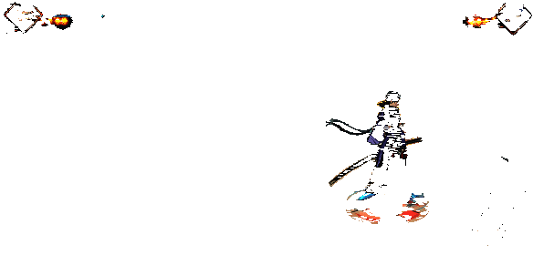 空中释放三技能‘一闪’，带土从高空扔下刀鞘扫地后迅速落地斩击