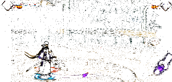 带土释放‘神威’进入虚化状态，普攻释放双刀光远程起手对手