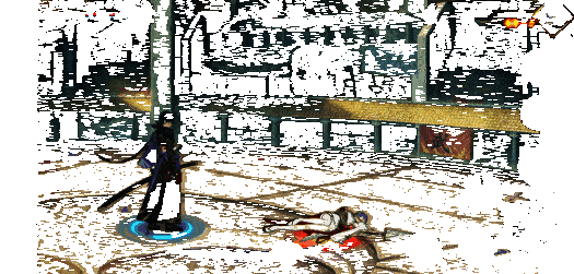 爆发连招展示：远距离起手后连续瞬身追击，最终以奥义‘天斩’终结