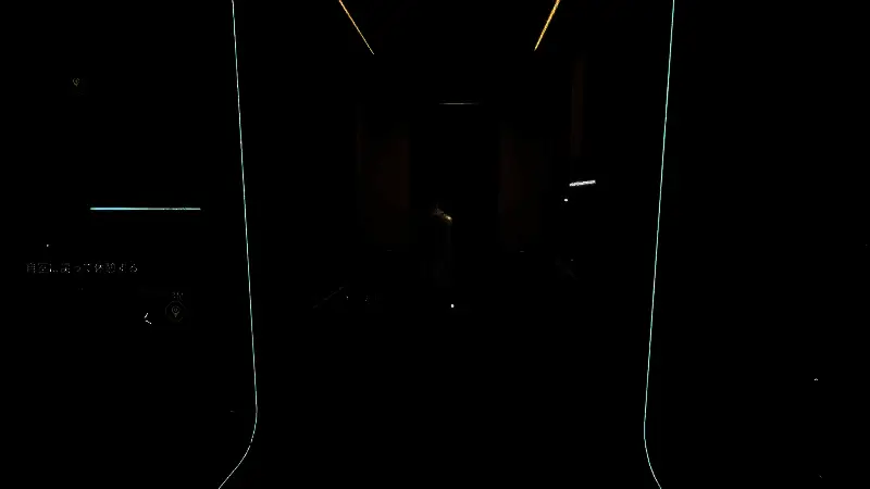 角色背影站在雾气缭绕的浴室门前，光影交错，充满故事感与情绪张力