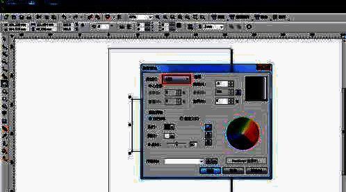 渐变填充设置对话框中选择线性渐变与红白双色调和