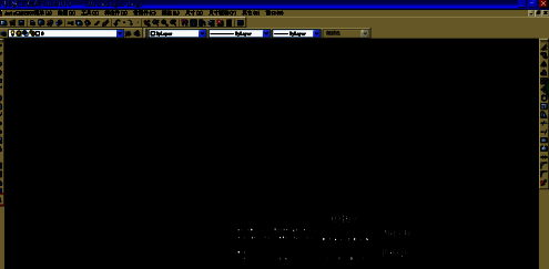 AutoCAD图纸中的表格结构示意图