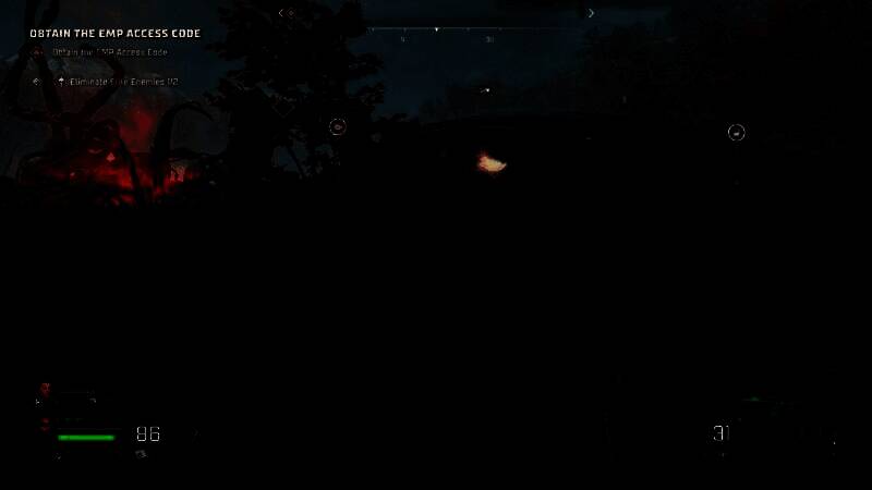 四人小队在桥梁上遭遇大规模尸潮，使用重机枪与爆炸物进行防御