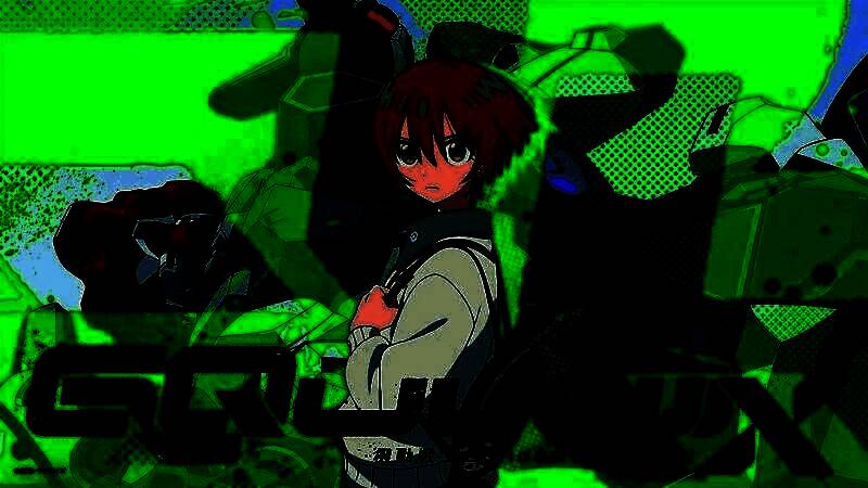 《机动战士高达GQuuuuuuX》动画宣传画面，机体设计极具未来感与视觉冲击力