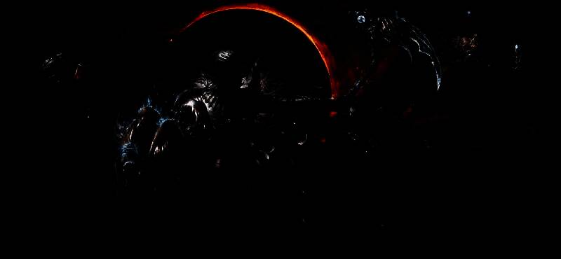 游戏角色穿戴‘黑剑狂岚’与‘白鹰之誓’时装对比图，风格截然不同却同样霸气