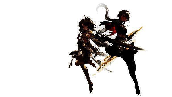 三位颂灵者同框立绘：归还者持剑而立，帕塔背对镜头，安娜塔专注研究装置