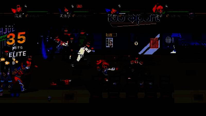 《热血硬派国夫君外传 热血少女2》角色群像展示，众多可操作角色齐聚一堂