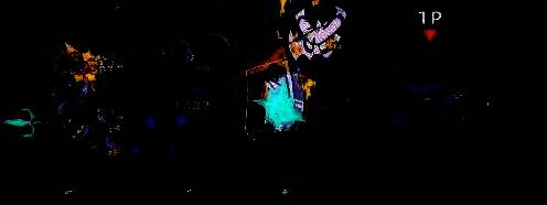 《失落城堡2》角色装备提灯后召唤出多个幽影共同作战的场景，画面中角色周围环绕绿色毒雾与电光震击特效