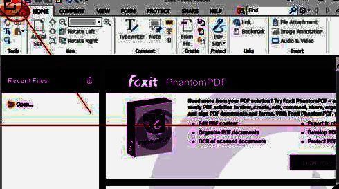 福昕阅读器偏好设置入口，Preferences选项被选中