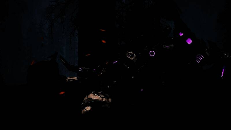 玩家骑乘机械狼型坐骑穿越峡谷，身后是崩塌的桥梁与追击的敌对单位