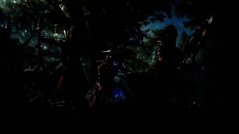 玩家在树屋基地中整理物资，窗外可见机械鸟飞过