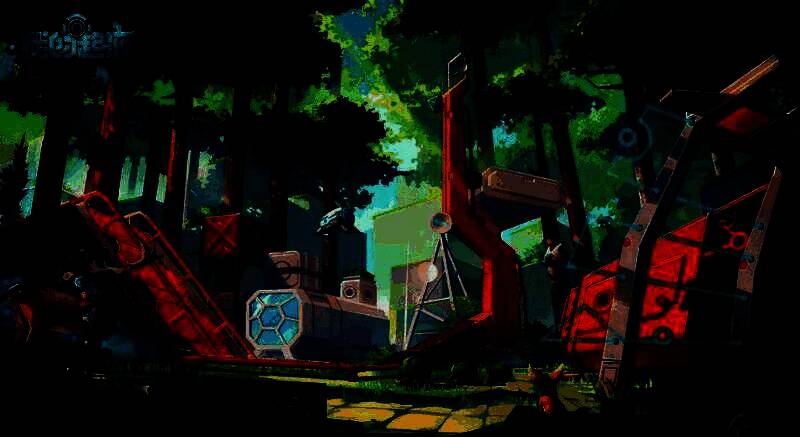 玩家操控机甲在战场上激烈对战，技能特效炸裂，场面震撼