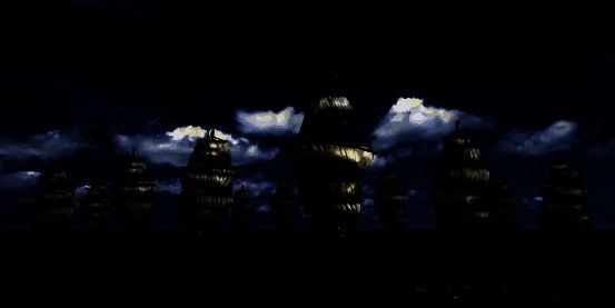 玩家角色在甲板上抚摸一只彩色鹦鹉，夕阳洒在海面，整体画面温馨宁静，展现航海生活的诗意一面