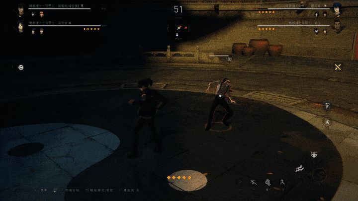 连续反击动画，技能衔接流畅，战斗节奏紧凑