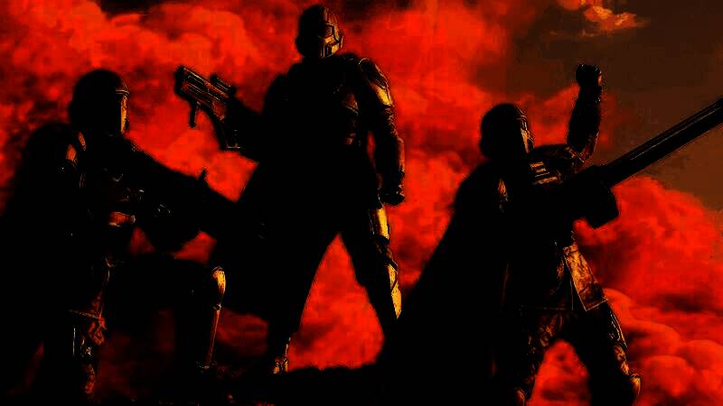 《绝地潜兵2》游戏中大规模战斗场景，玩家小队在异星地表对抗成群外星生物，爆炸与激光交织