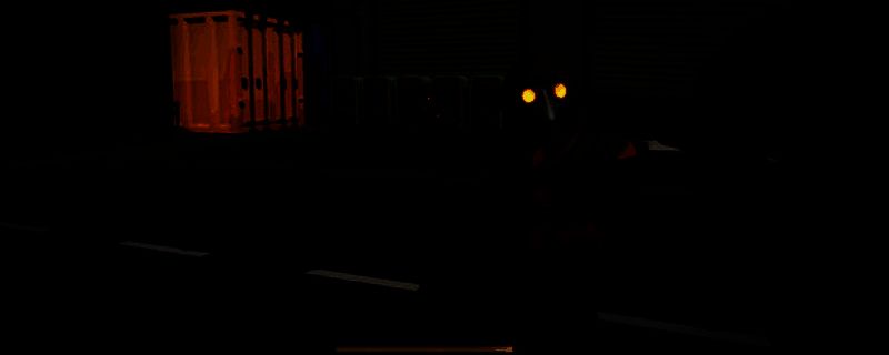 MIMESIS游戏主视觉图，昏暗场景中四名角色背对站立，周围弥漫着诡异雾气，营造出强烈的恐怖氛围