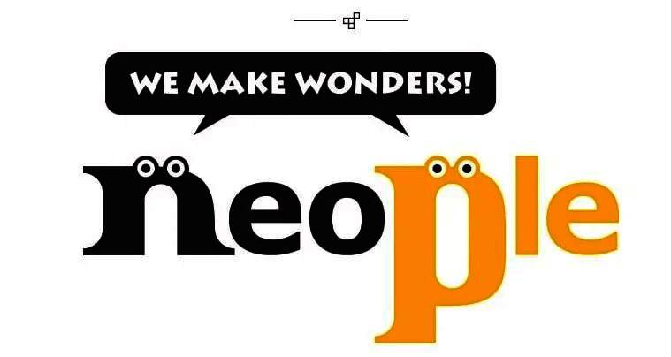 Neople公司总部大楼外观，安保人员在门口值守，气氛凝重