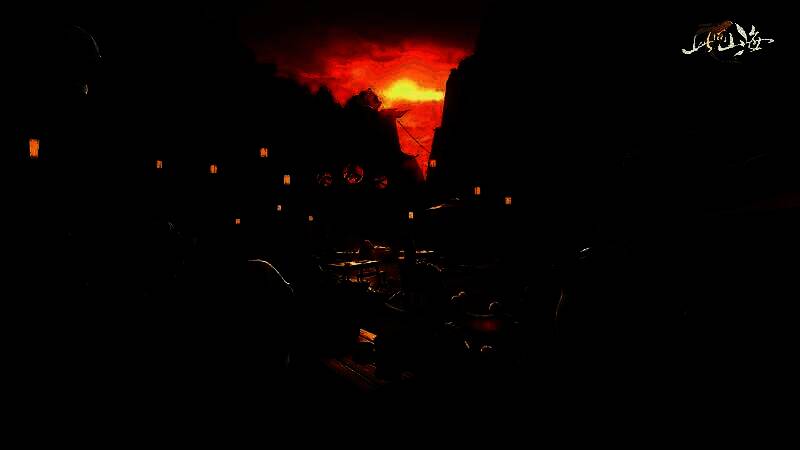 《此间山海》玩家共创界面截图，展示坐骑设计投票页面，多个风格迥异的神兽形象供玩家选择