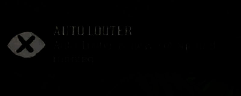 《荒野大镖客2》游戏中角色站在荒野中，身旁倒着敌对帮派成员，界面显示自动拾取物品提示