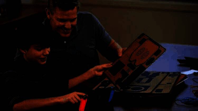 概念图展示任天堂经典IP如林克与萨姆斯在虚拟现实环境中战斗的场景