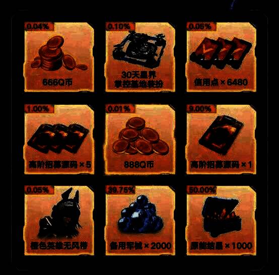 抽奖活动界面展示，突出888Q币大奖图标与参与方式