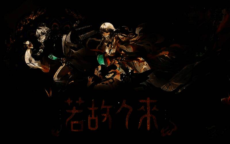 《物华弥新》一周年主视觉图，画面中敦煌飞天飘逸起舞，背景为莫高窟壁画与沙漠星空交相辉映