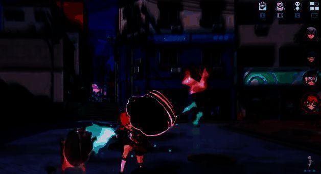 娜娜莉在空中墙壁奔跑的动态画面，身体倾斜贴附墙面，动作流畅