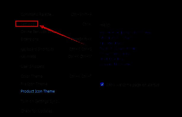 VSCode设置页面左侧菜单高亮显示Zen Mode选项
