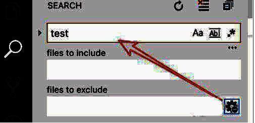 搜索结果展示多个文件中包含关键词的代码行
