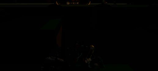 战斗中玩家利用掩体进行左探头观察，角色身体部分露出